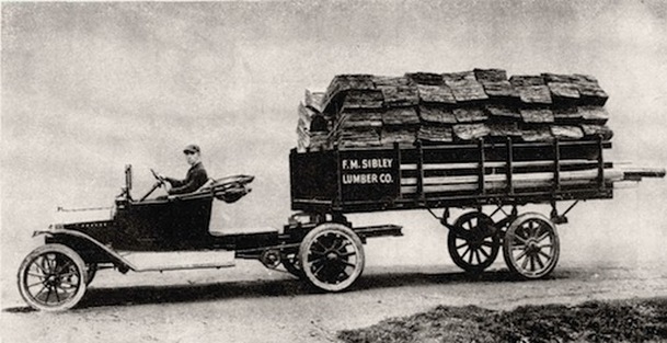 the invention of the semi-trailer in 1914 august fruehauf