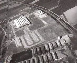 Aerial shot of Fruehauf France factory and headquarters