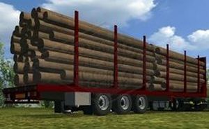 A trailer designed for the lumber industry