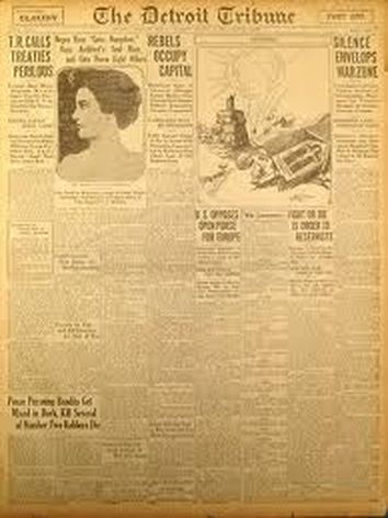 The Detroit Tribune, The first Negro Newspaper, later the afro american