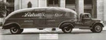 Labatt's Canadian Ale art deco designed trailer 1930