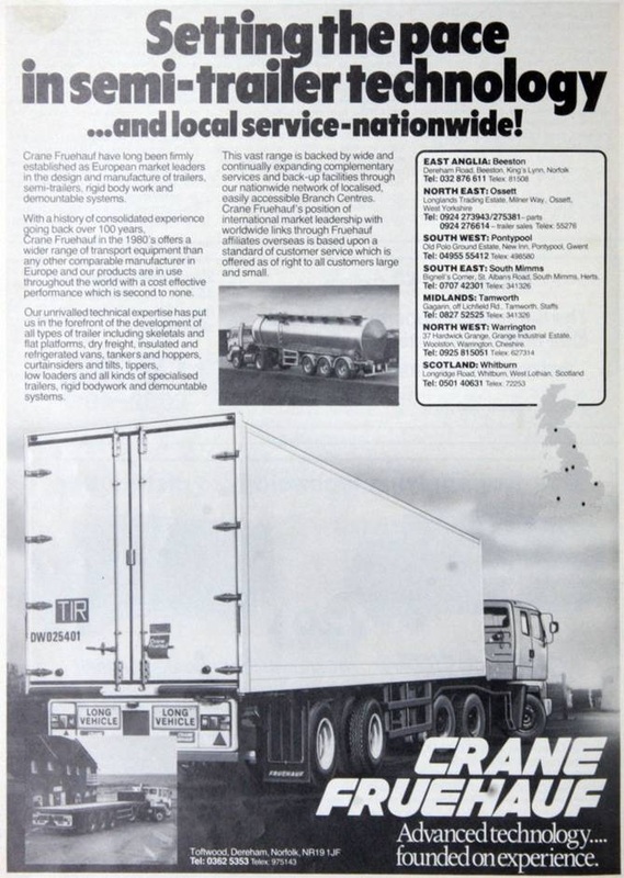 A Crane Fruehauf advertisement from the 1980's