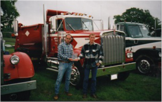 Len and Jerry Williams - truck collectors and enthusiasts from Williams Excavating in Jackson, CA