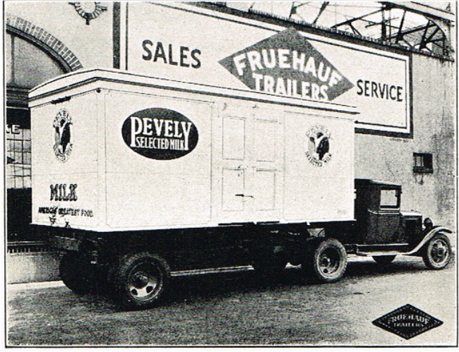 Fruehauf was first to introduce cooling and refrigeration in trailers